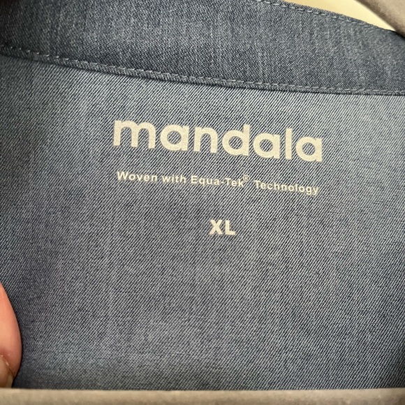 Chic Denim Blue Blouse for Women - Picture 3 of 5